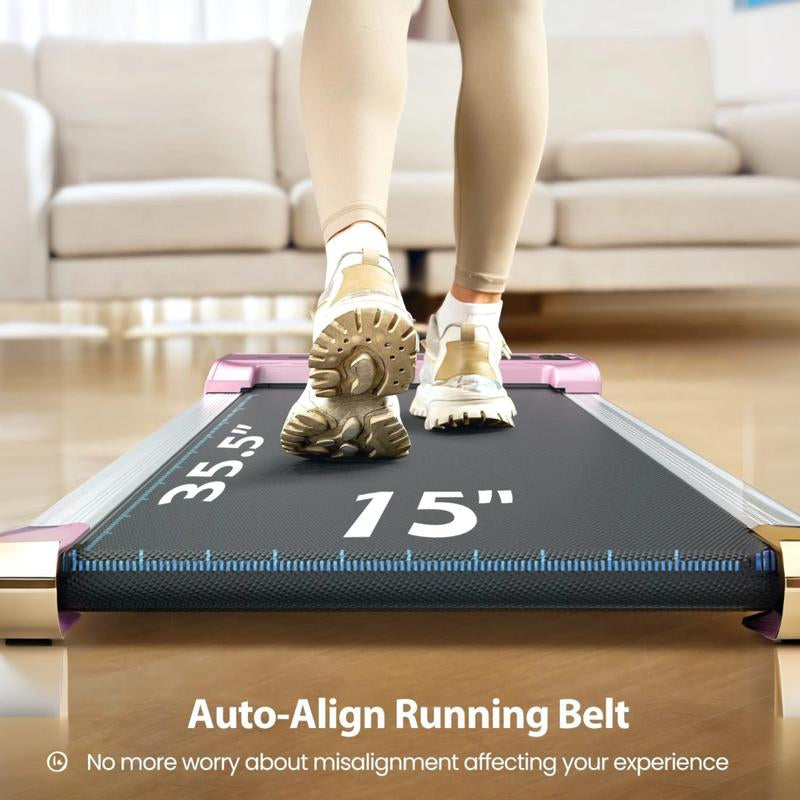Transform Your Fitness Routine with the Portable Walking Pad - 15° Incline, Remote Control, and LED Display for Home/Office Workouts!