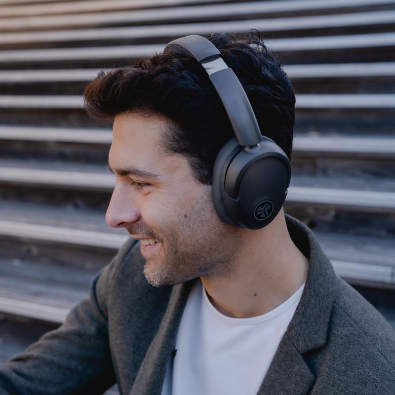 Unleash Premium Sound with JLab JBuds Lux Wireless Bluetooth Headphones - Active Noise Cancellation, Custom EQ, and Comfort Fit for Ultimate Listening Experience