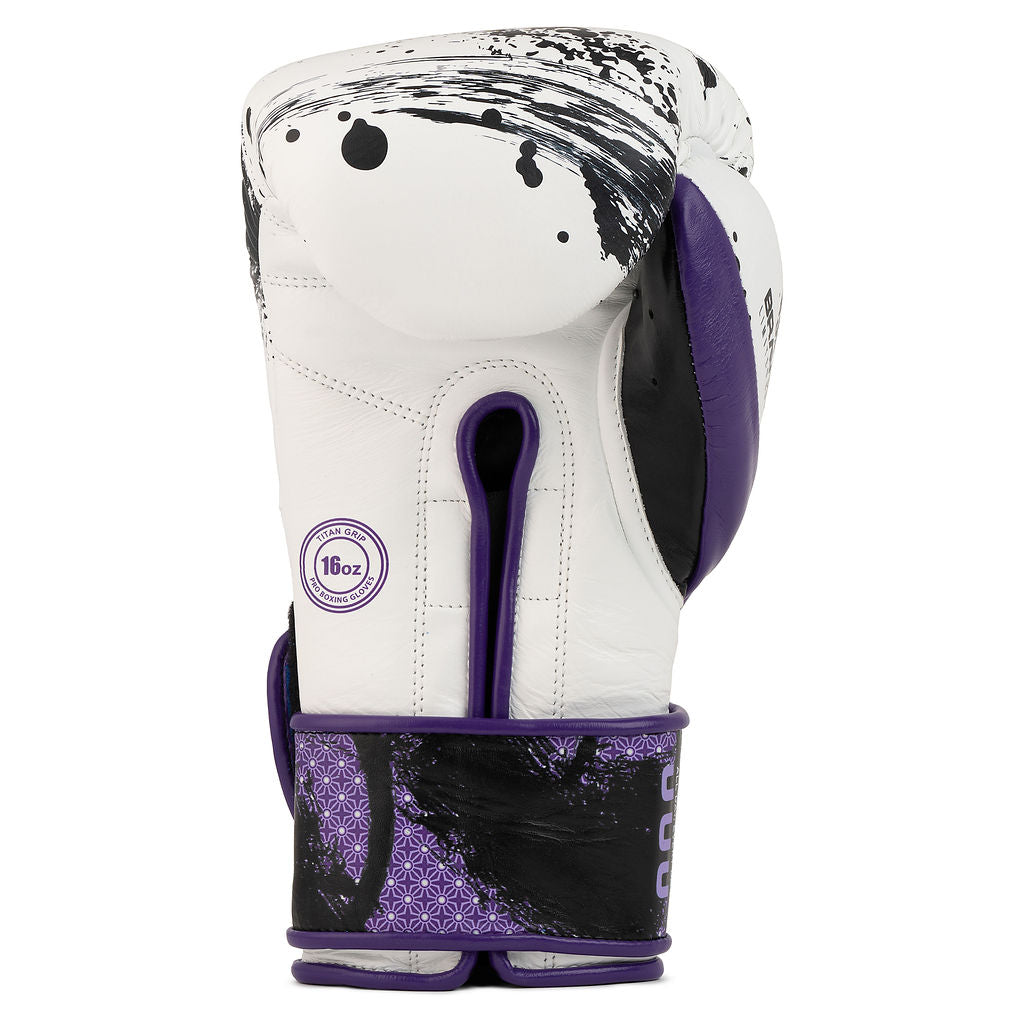 Bravose Limited Edition 16oz Velcro Boxing Gloves – Monochrome Splash Edition